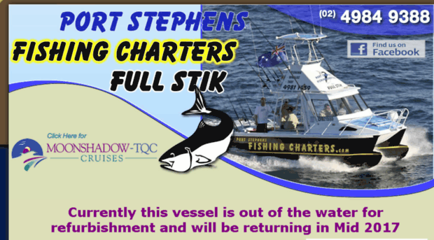 portstephensfishingcharters.com