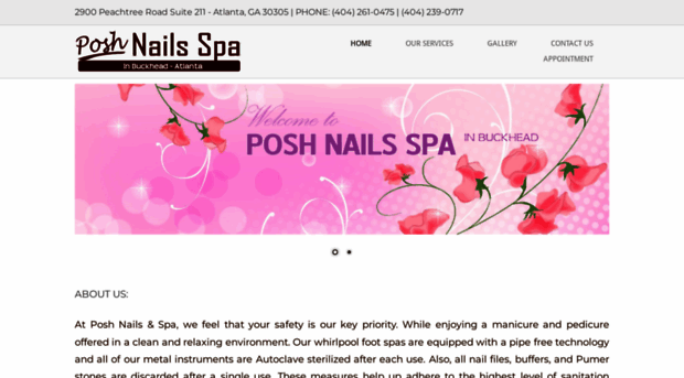 poshnailsspa.com