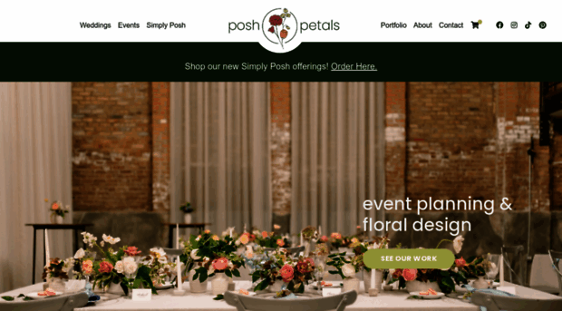 poshpetalsfloral.com