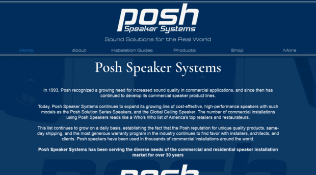 poshspeakers.com