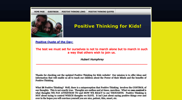 positivethinkingforkids.com