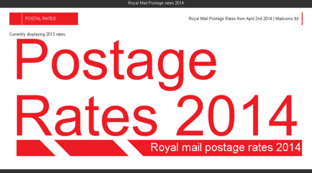 postage-rates-2014.co.uk