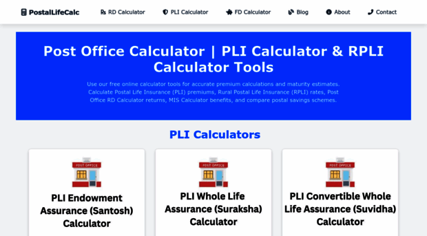 postallifecalc.com