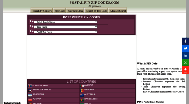 postalpinzipcodes.com