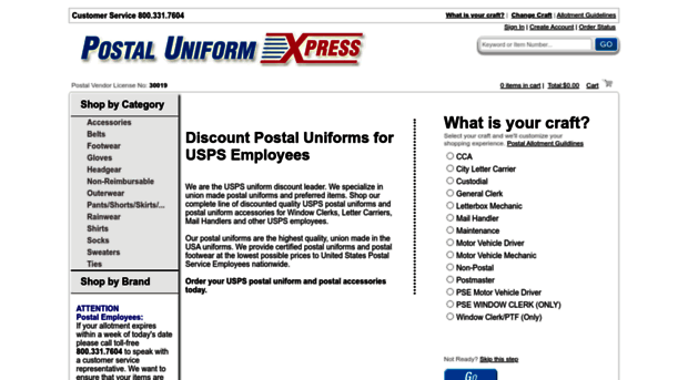 postaluniformxpress.com