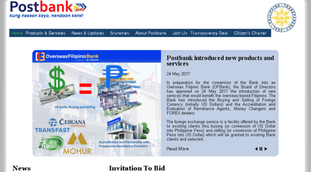 postbank.gov.ph - Philippine Postal Savings Bank... - Post Bank
