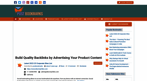 postbookmarks.com