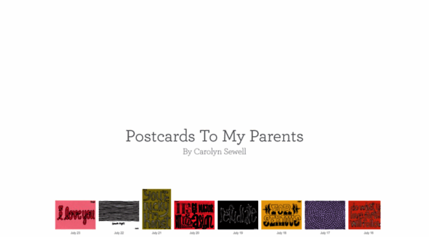 postcardstomyparents.com