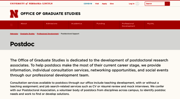 postdoc.unl.edu