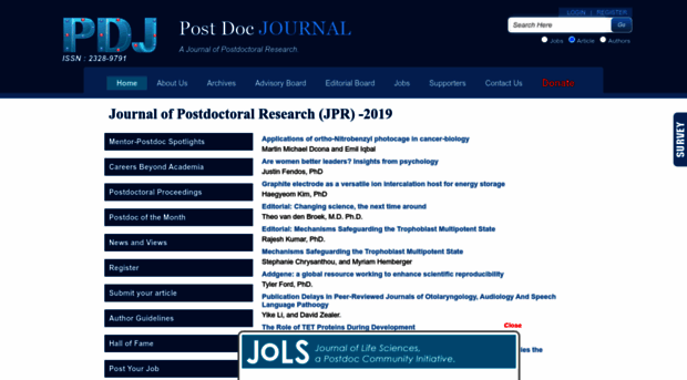 postdocjournal.com