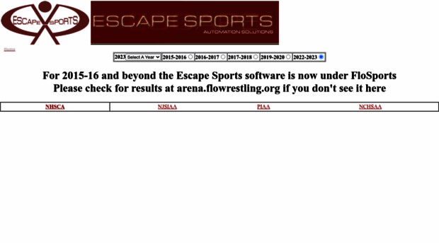 postedresults.escapesports.com