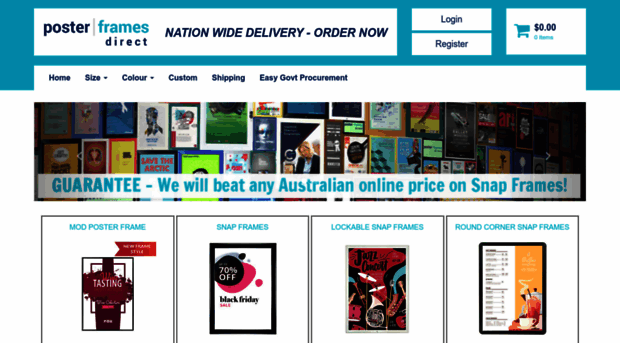 posterframesdirect.com.au - Buy Poster Frames Online in Au... - Poster ...