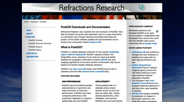 postgis.refractions.net