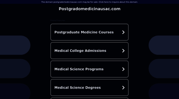 postgradomedicinausac.com