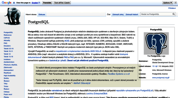 postgres.cz