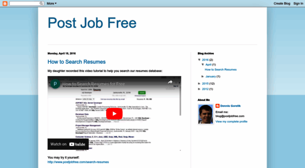 postjobfree.blogspot.in