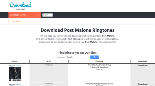 postmalone.download-ringtone.com