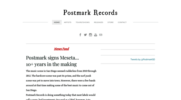 postmarkrecords.com