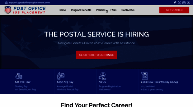 postofficejobplacement.com