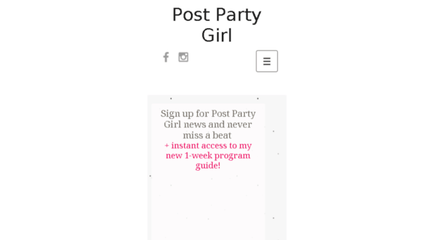 postpartygirl.com