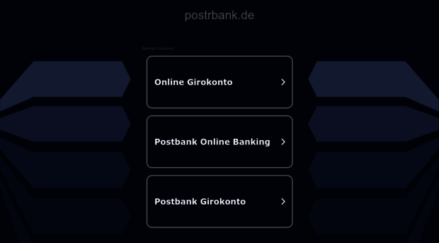 postrbank.de