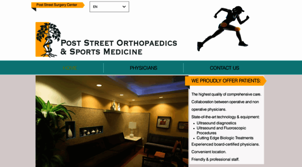 poststreetortho.com