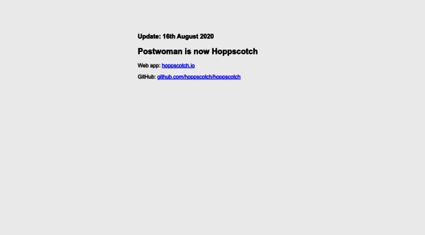 postwoman.io