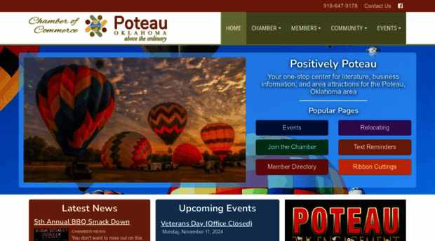 poteauchamber.com