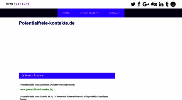 potentialfreie-kontakte.de.htmlexaminer.com