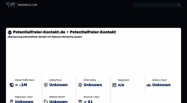 potentialfreier-kontakt.de.ipaddress.com