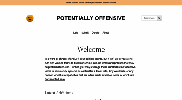 potentiallyoffensive.com