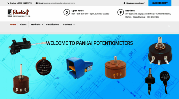 potentiometers.in