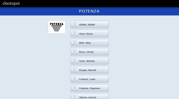 potenza.clockapp.com