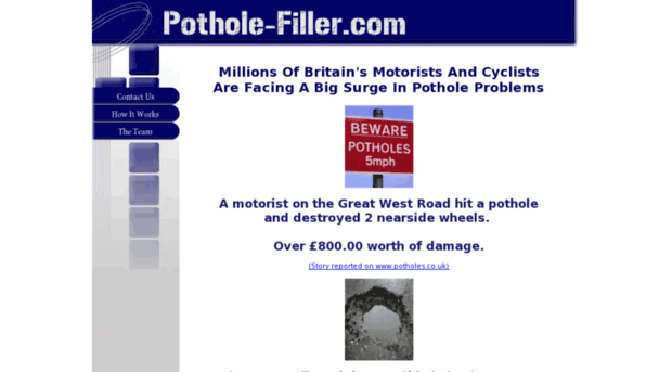 pothole-filler.com
