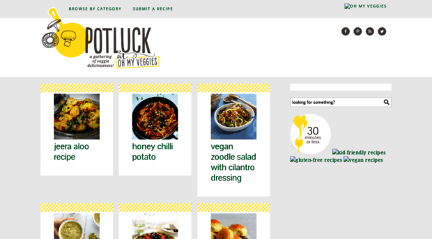 potluck.ohmyveggies.com