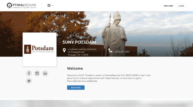 potsdam.optimalresume.com