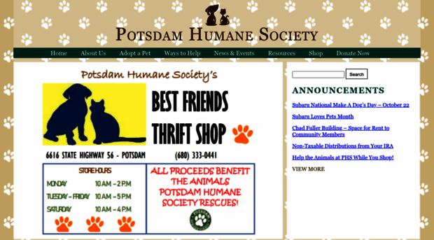 potsdamhumanesociety.org