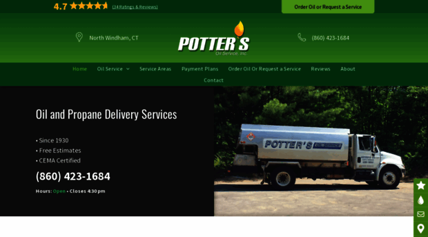 pottersoilservice.com