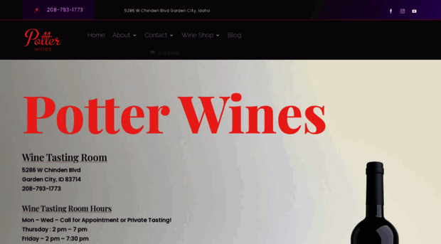 potterwines.com