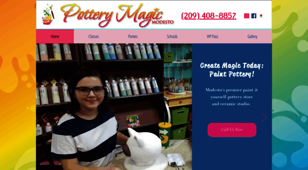 potterymagicmodesto.com