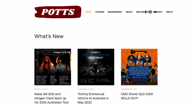 pottsentertainment.com.au