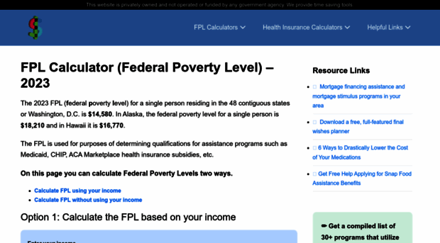 povertylevelcalculator.com