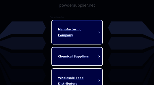 powdersupplier.net