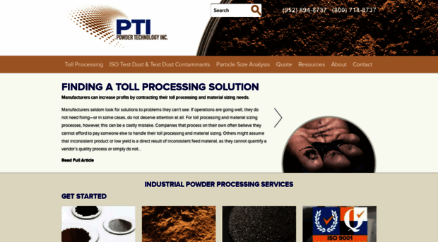 powdertechnologyinc.com