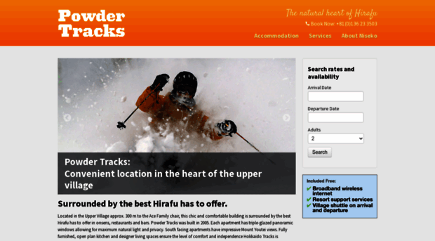 powdertracksniseko.com