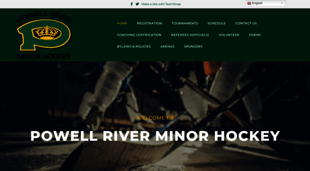 powellriverminorhockey.com