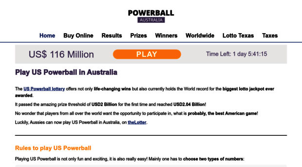 powerball-australia.com