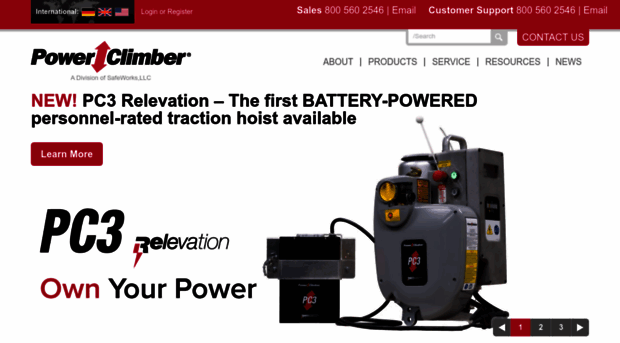 powerclimber.com