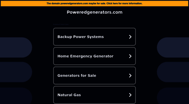 poweredgenerators.com