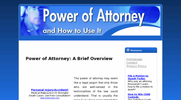 powerofattorneytips.info